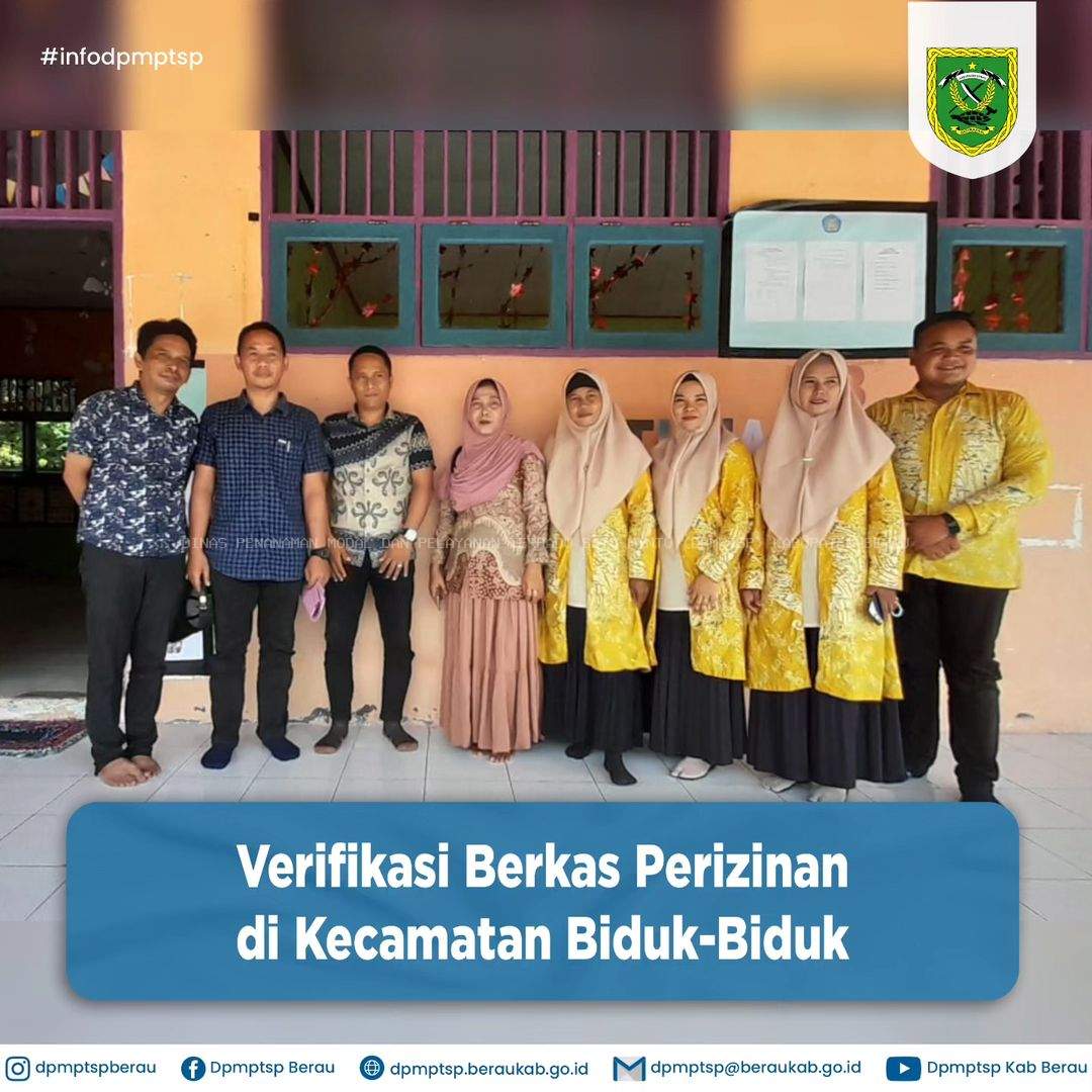 VERIFIKASI BERKAS PERIZINAN DI KECAMATAN BIDUK BIDUK