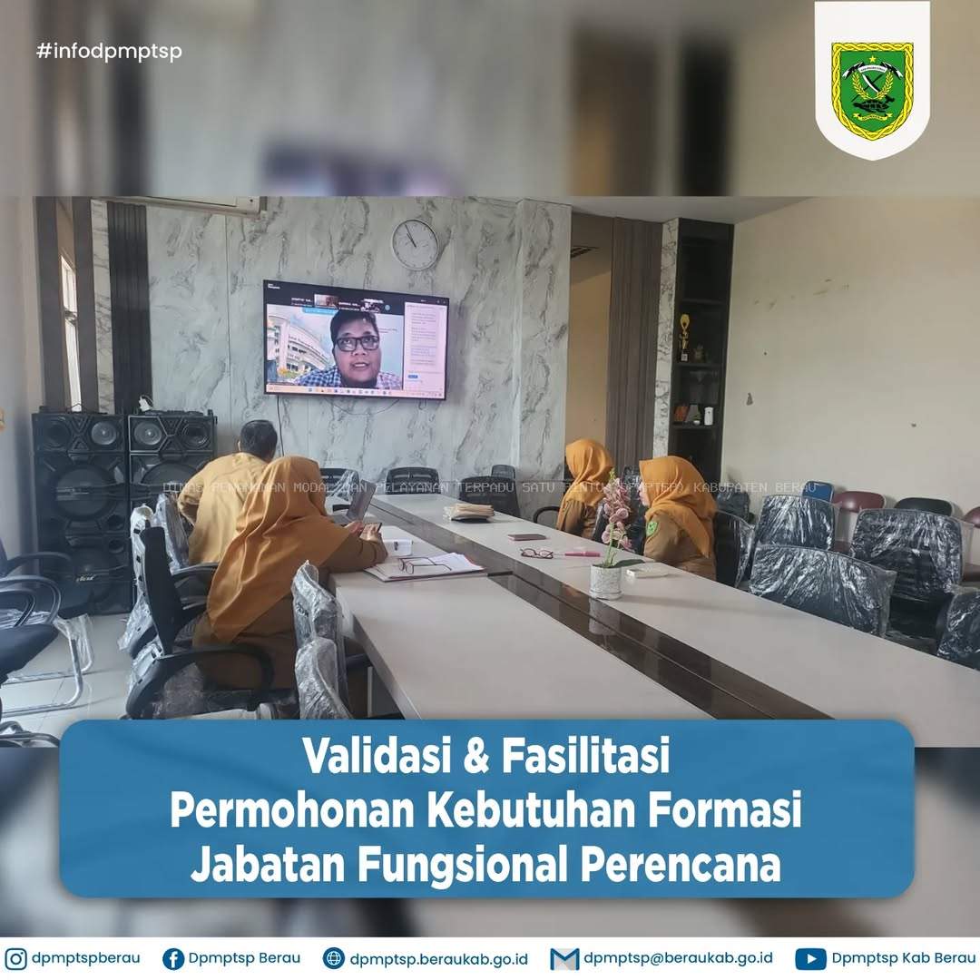 VALIDASI & FASILITASI PERMOHONAN KEBUTUHAN FORMASI JABATAN FUNGSIONAL PERENCANA
