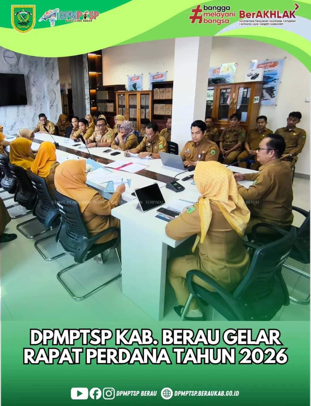 DPMPTSP Kab. Berau Gelar Rapat Perdana Tahun 2026