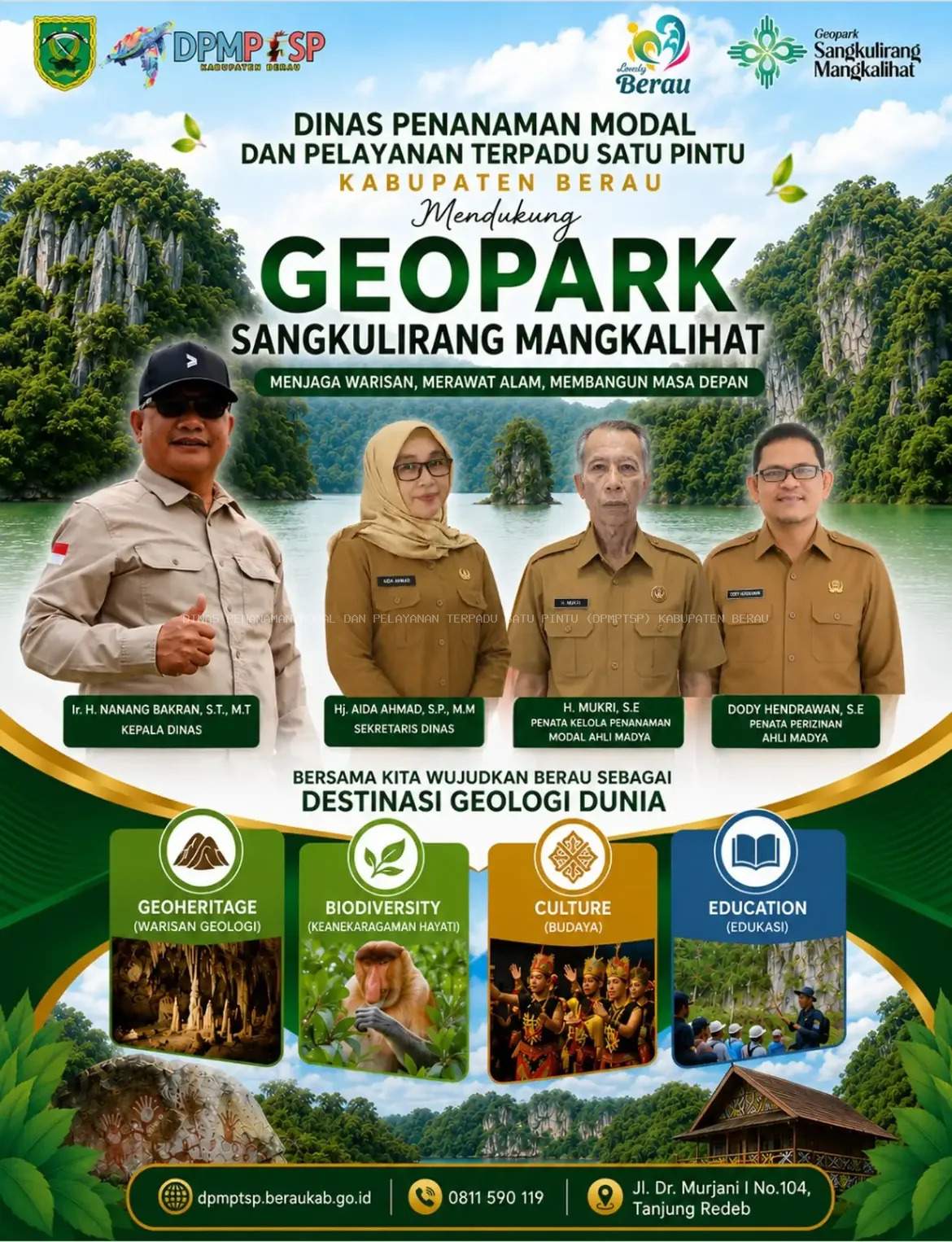  DPMPTSP Kabupaten Berau Mendukung Geopark Sangkulirang Mangkalihat