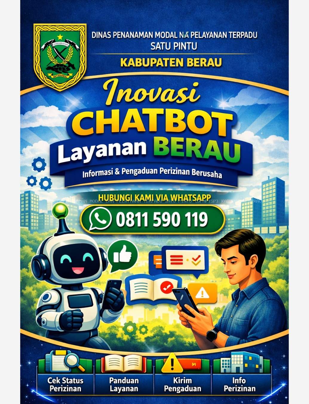 Inovasi chatbot layanan Berau